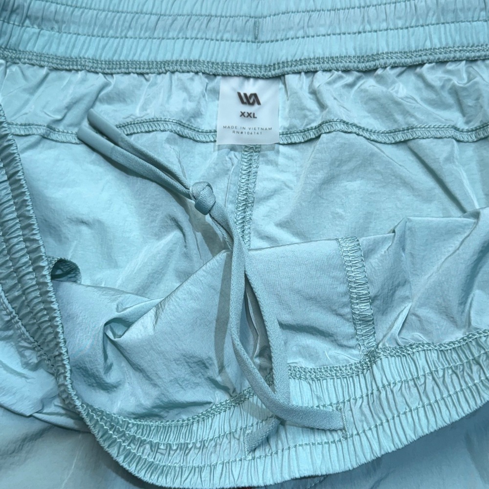 (2) NEW VRST Mens All-In Unlined 7" Shorts XXL Aqua Burgundy UPF 50+ Two Pack - Picture 8 of 11